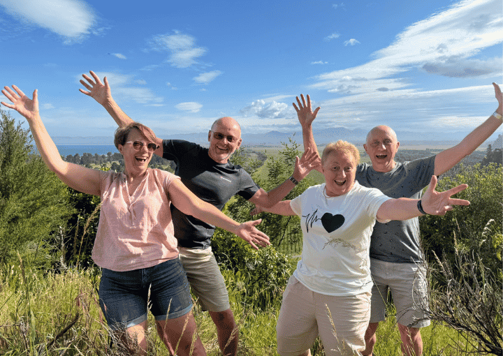 Happy Travellers visiting Marlborough