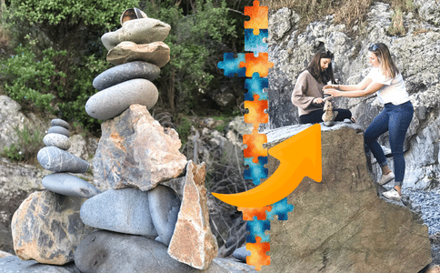 Great Balanced Stone Statue built by experts at Rarangi